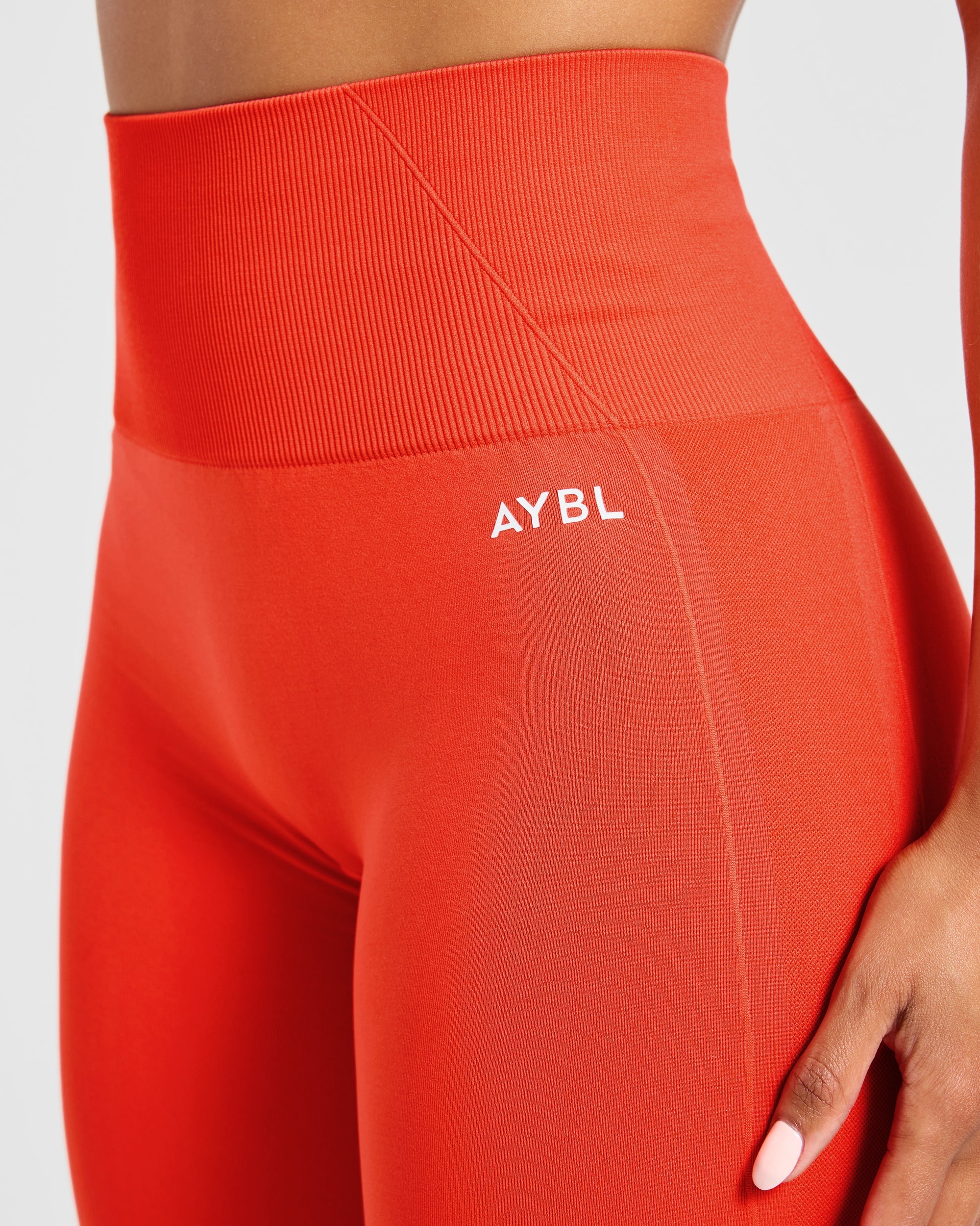 Empower Seamless Leggings - Hot Orange