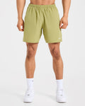 Core 7" Shorts  - Citrus Olive