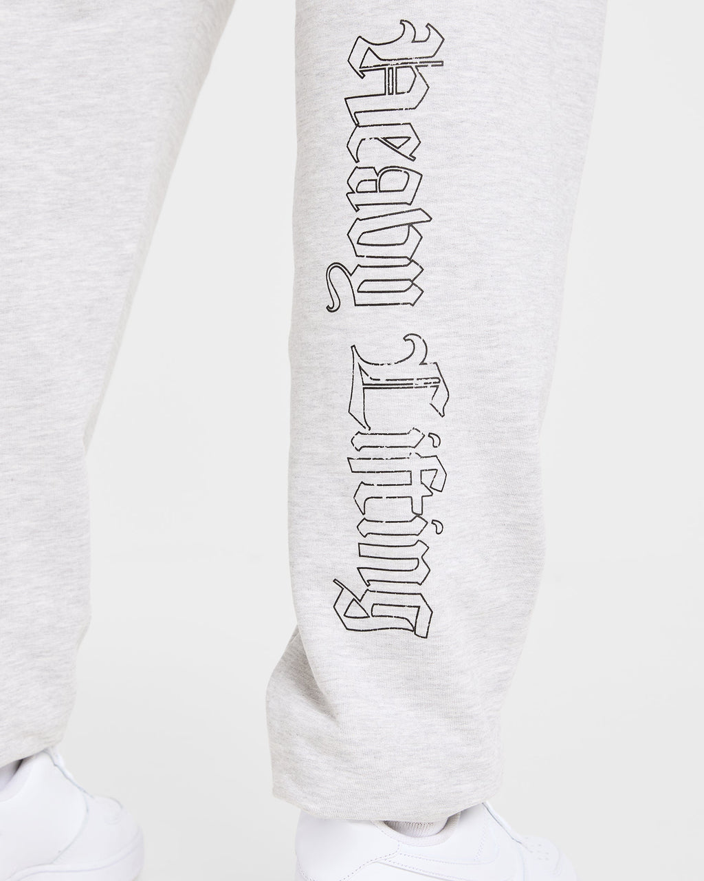 Heavy Lifting Gothic Oversized Joggers - Gris Marl