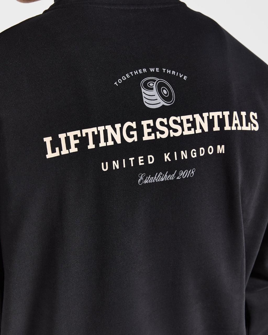 Apex Lifting Essentials 1/4 Zip Pullover - Noir/Crème
