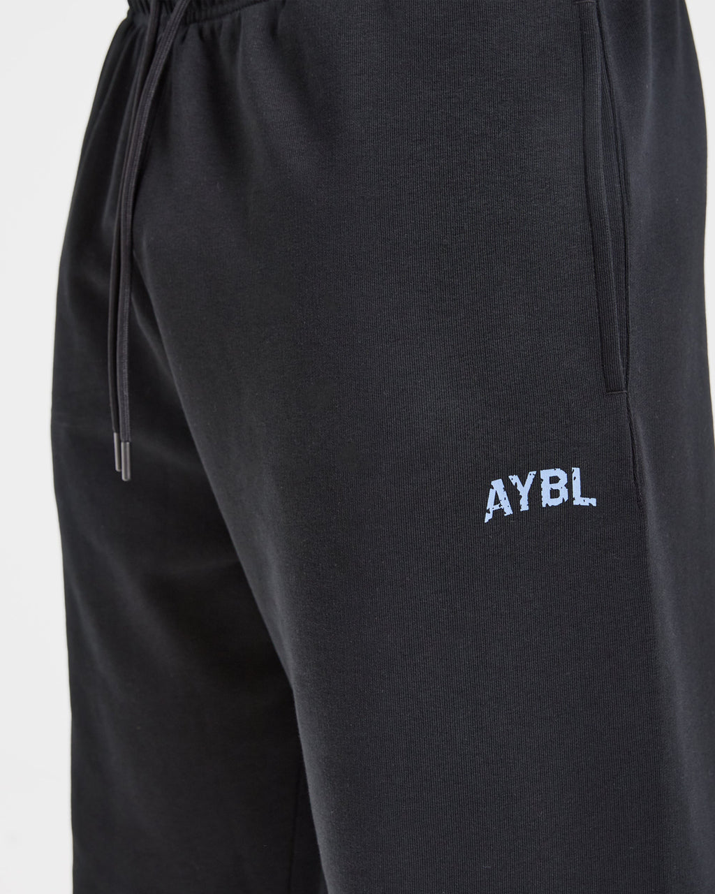 Strength Division Oversized Straight Leg Joggers - Noir/Bleu