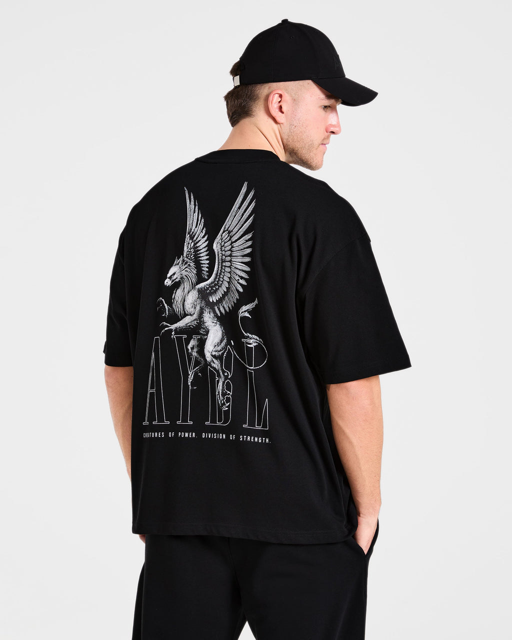 Creatures Of Power Oversized T Shirt - Noir