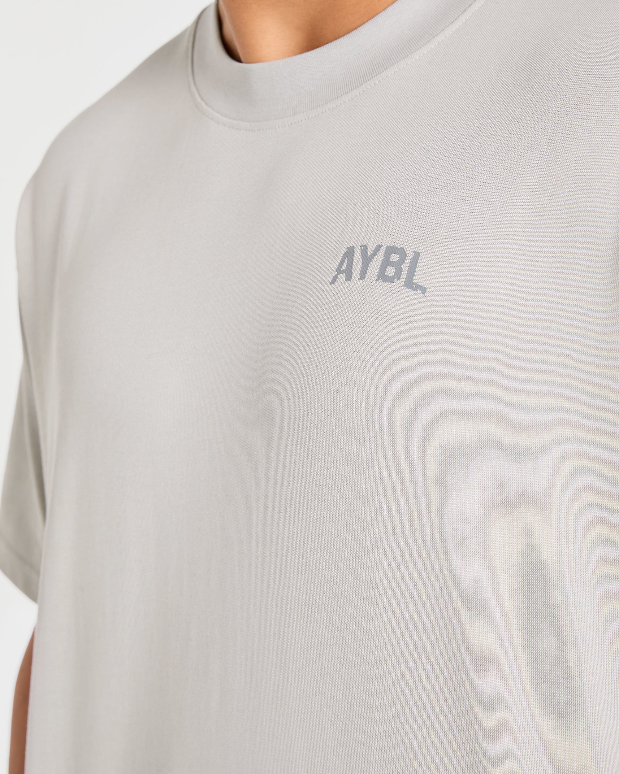Strength Division Oversized T Shirt - Iced Gris