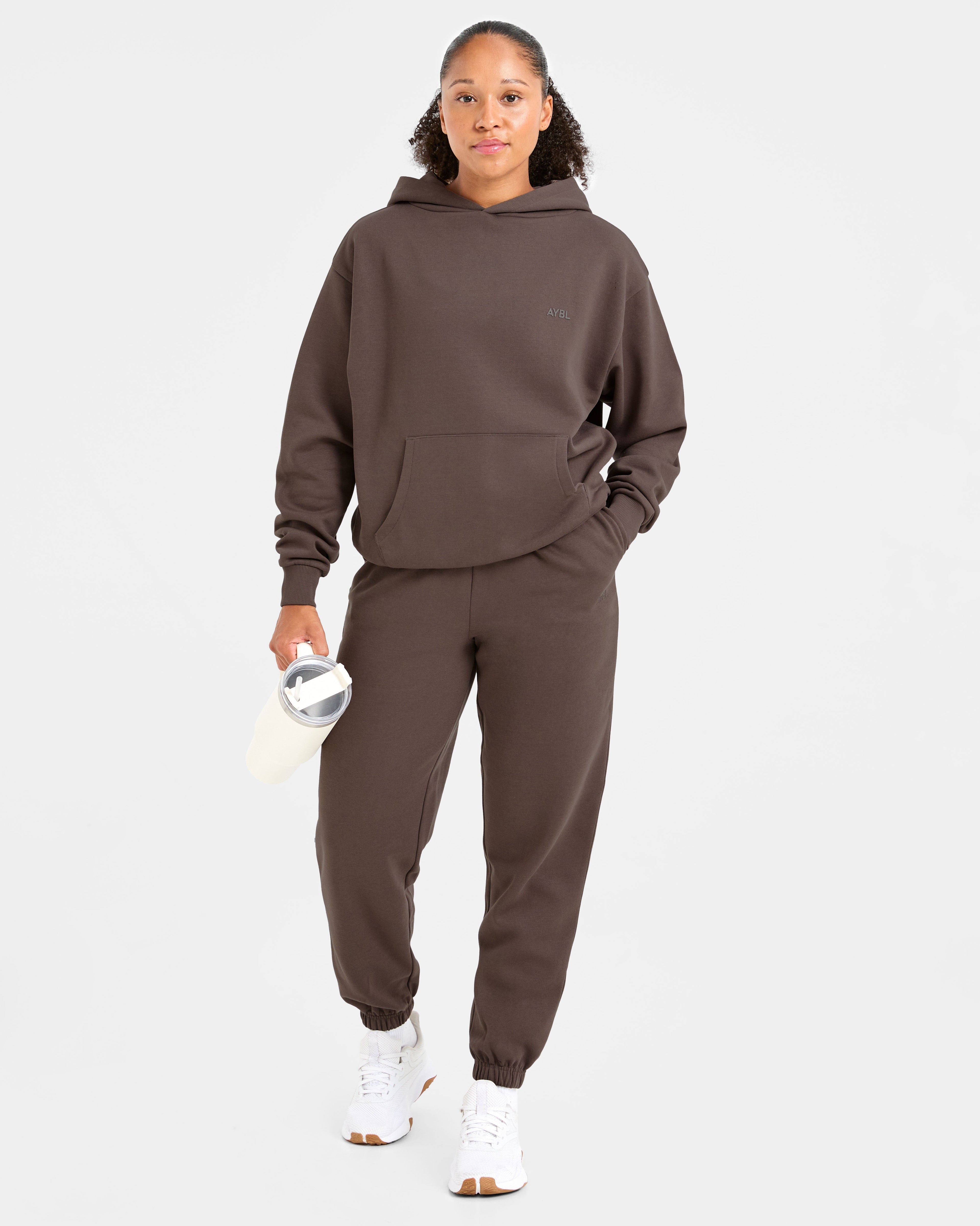 Lifestyle Oversized Joggers - Umber Marron