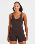 Staple Shorts All In One - Coffee Marron
