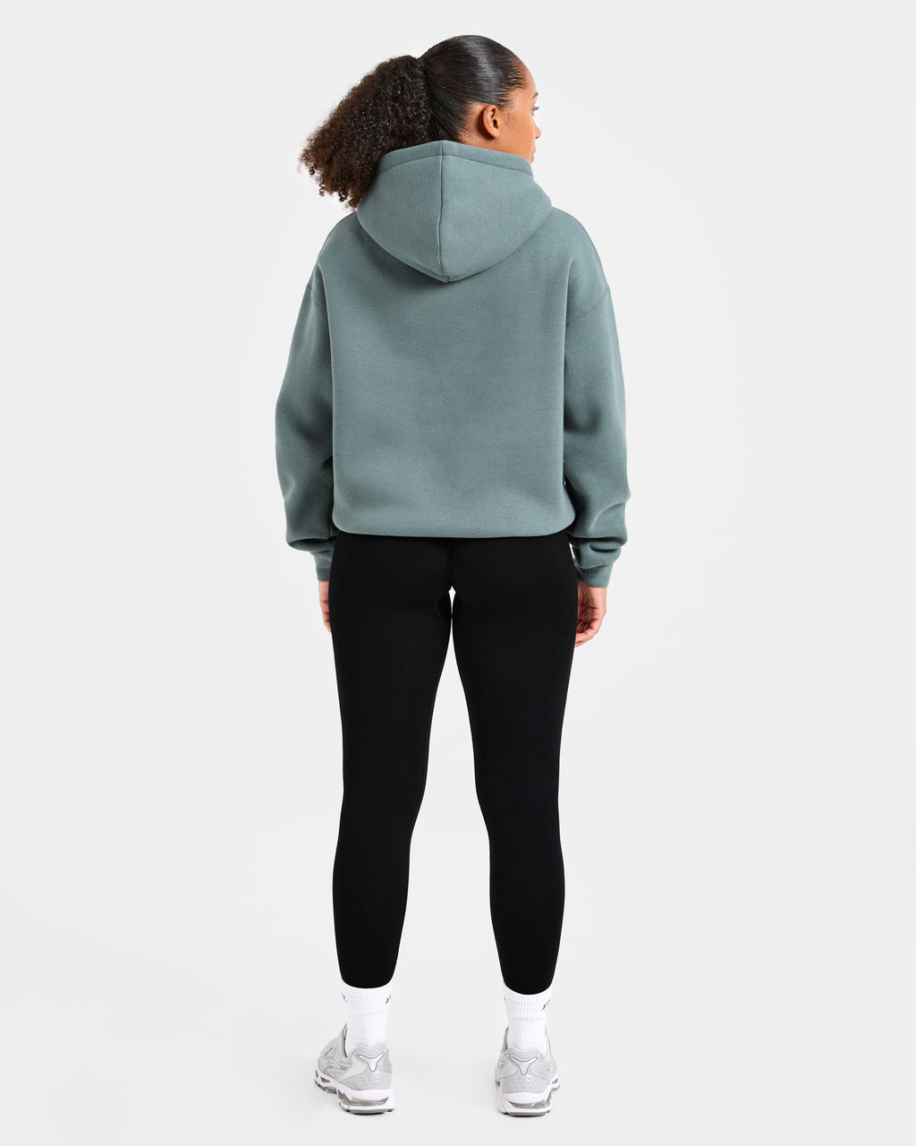 Athletics Applique Oversized Hoodie - Slate