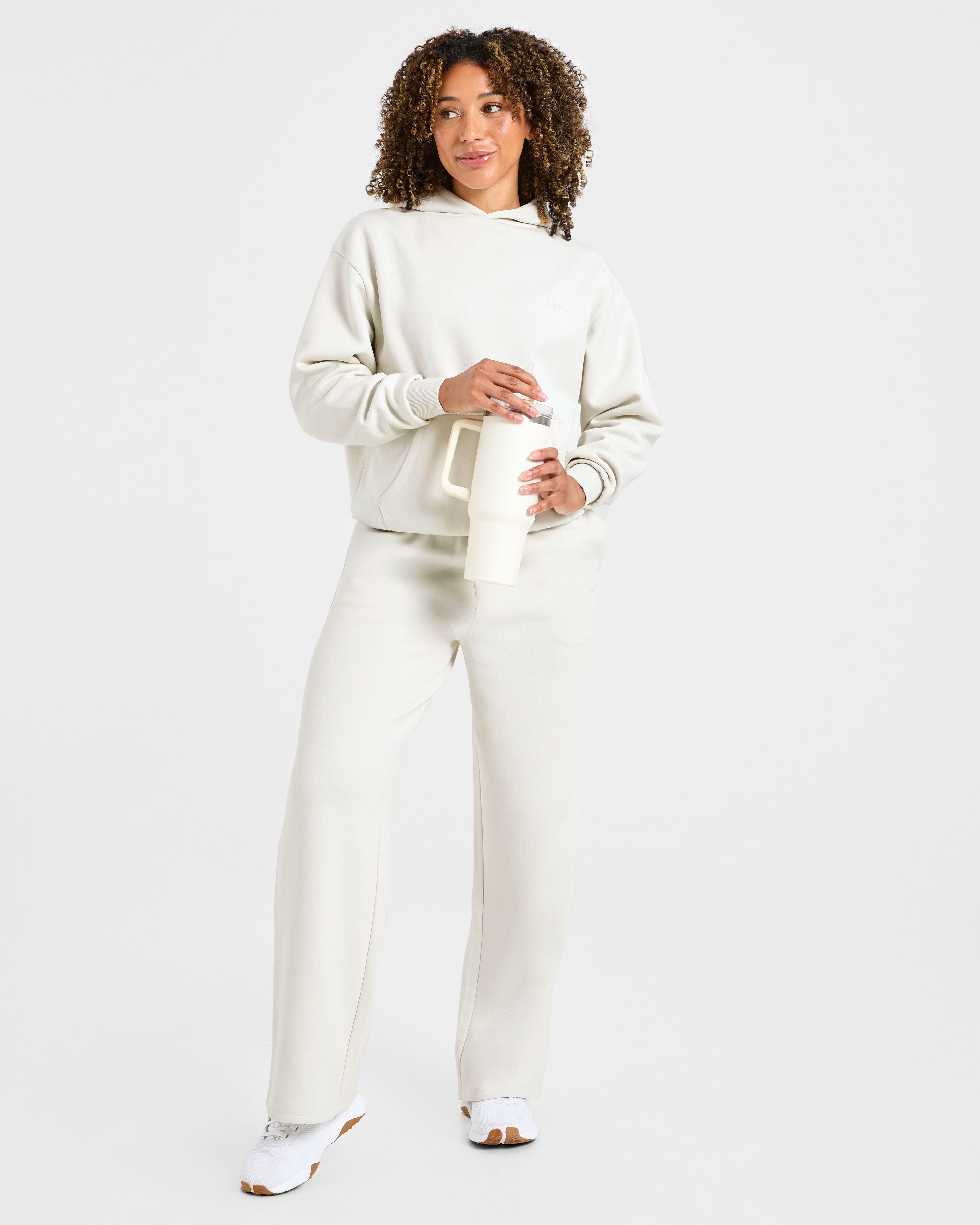 Lifestyle Oversized Hoodie - Off Blanc