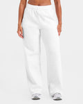 Classic Plush Oversized Straight Leg Joggers - Heather Gris