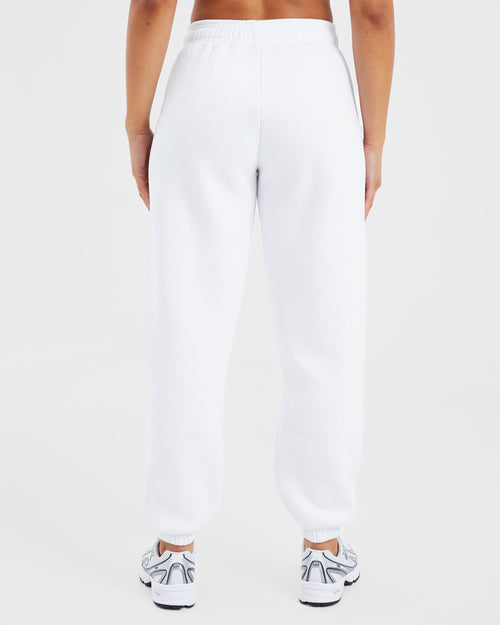 AYBL Sports Club Oversized Joggers - Blanc