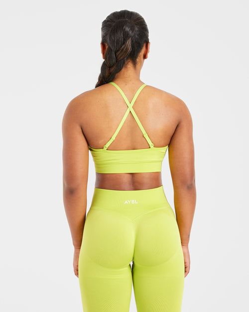Adapt Seamless Sports Bra - Lime Vert