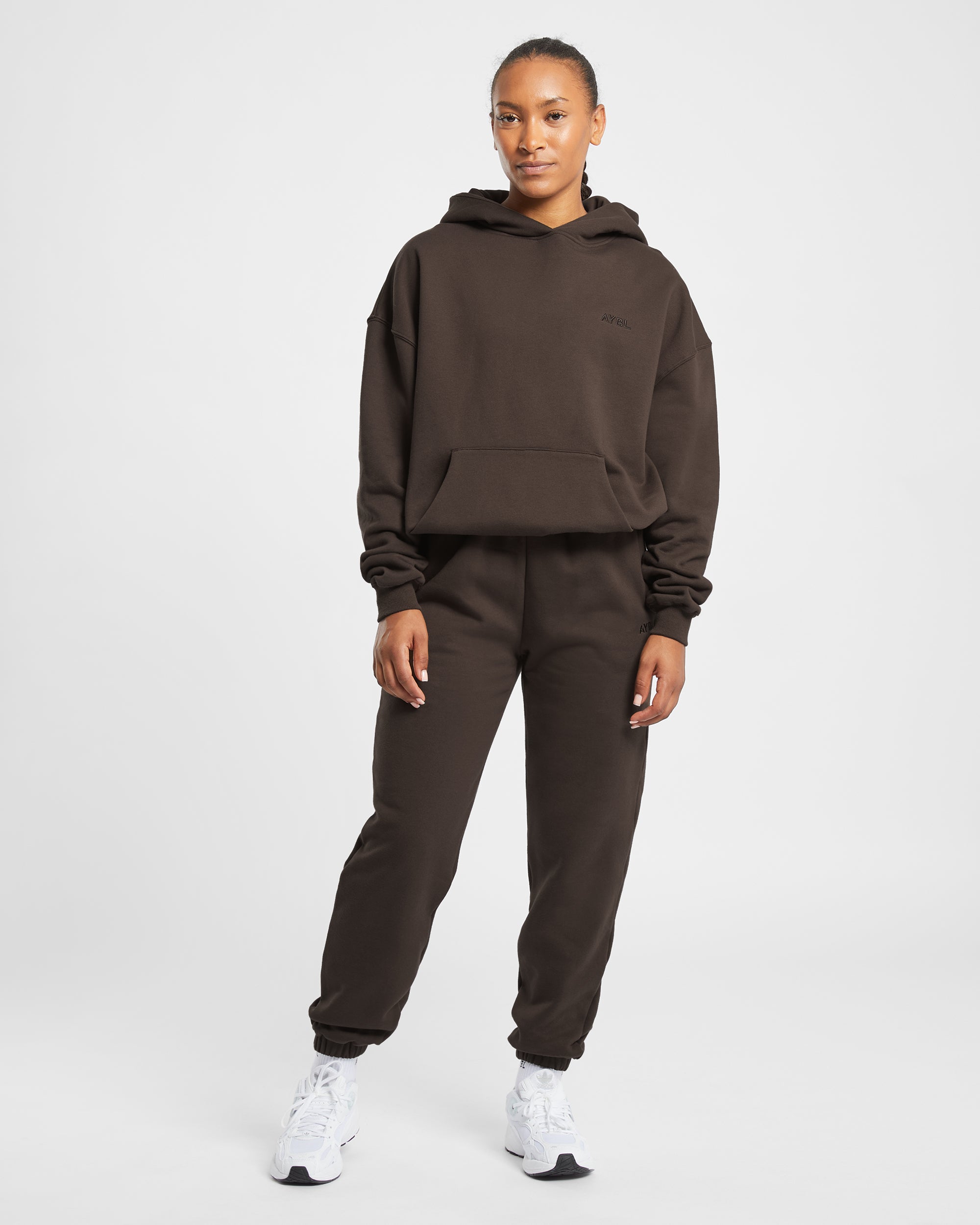 Premium Oversized Hoodie - Coffee Marron