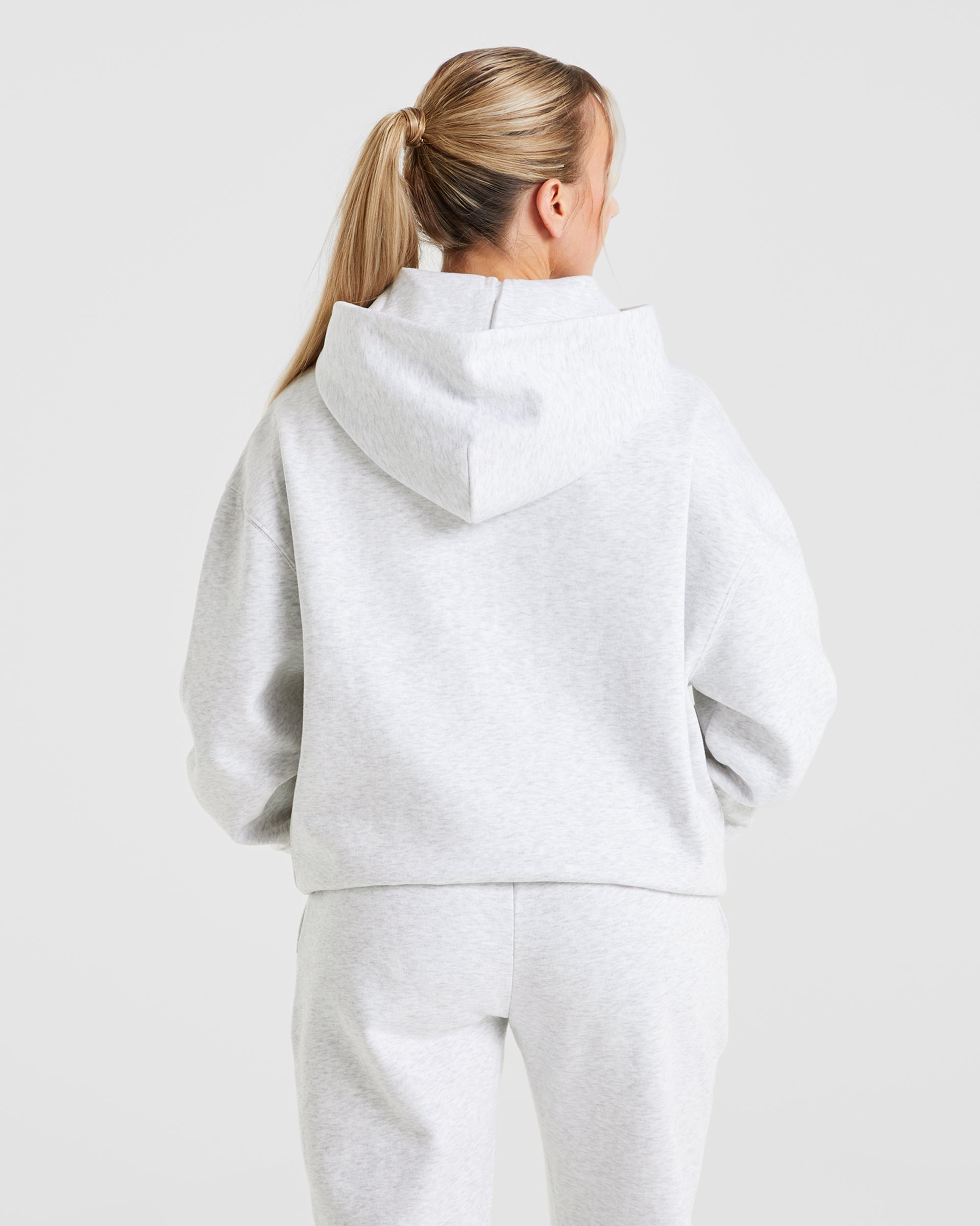 Premium Oversized Hoodie - Heather Gris