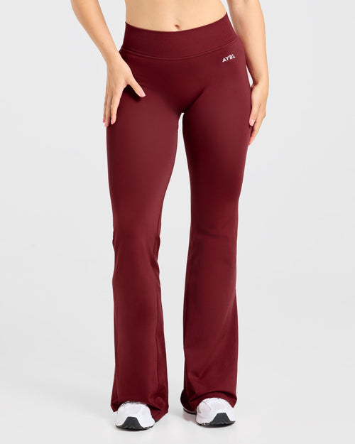 Adapt Seamless Flared Leggings - Autumn Rouge