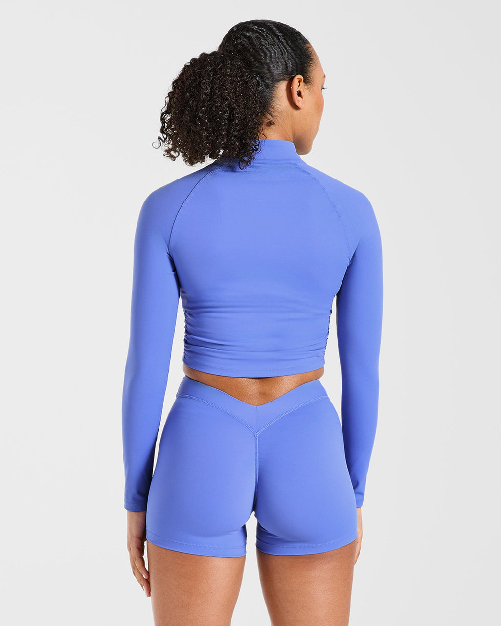Physique Zip Up Jacket - Cornflower Violet
