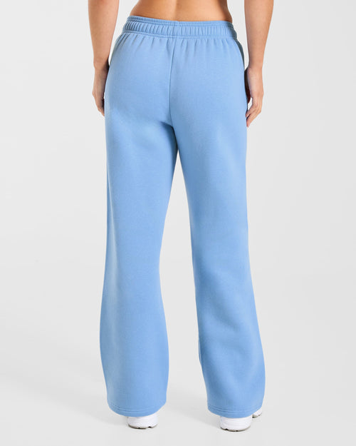 AYBL Club Oversized Straight Leg Joggers - Bleu