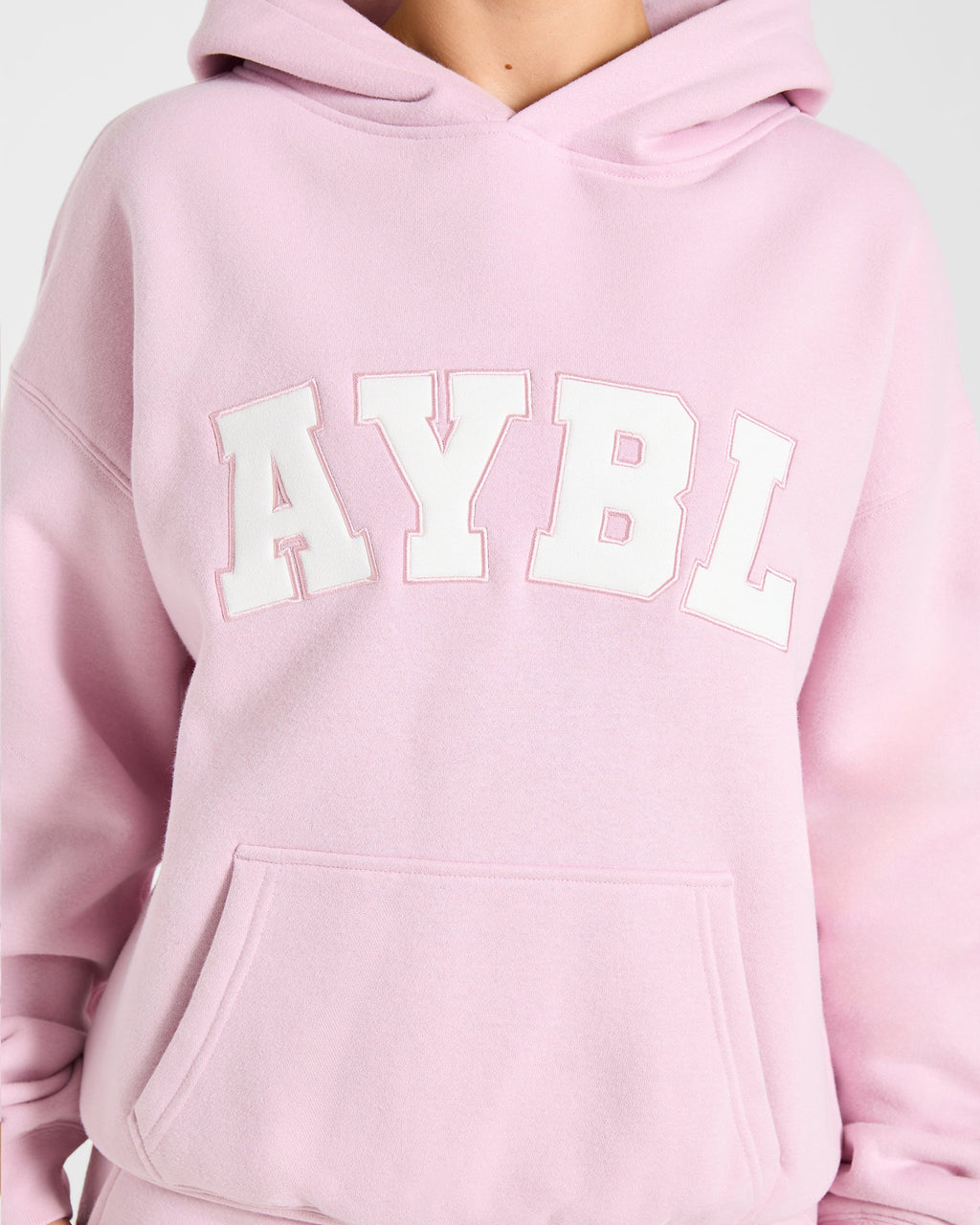 Varsity 2.0 Oversized Hoodie - Iced Rose