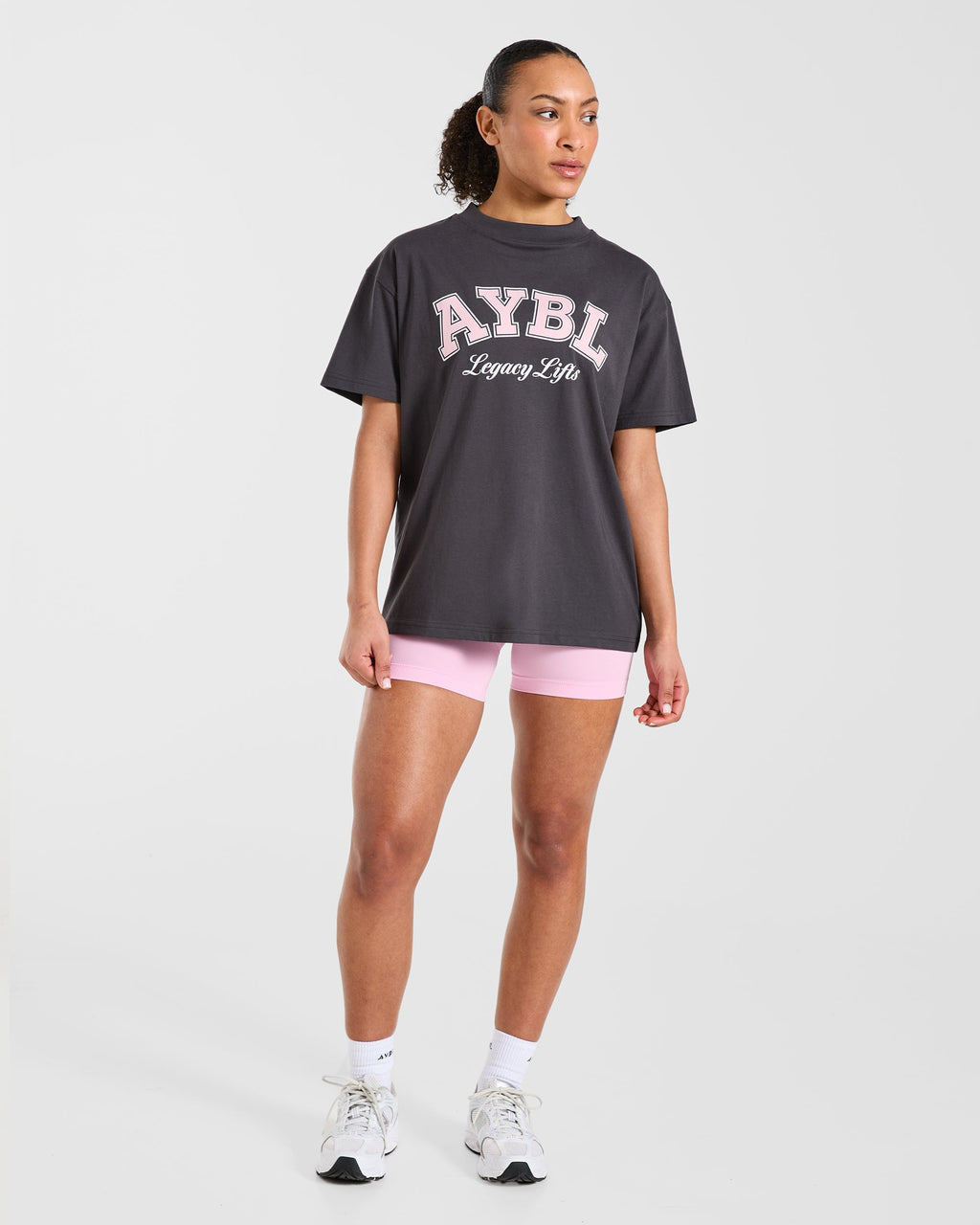 Legacy Lifts Oversized T Shirt - Charcoal