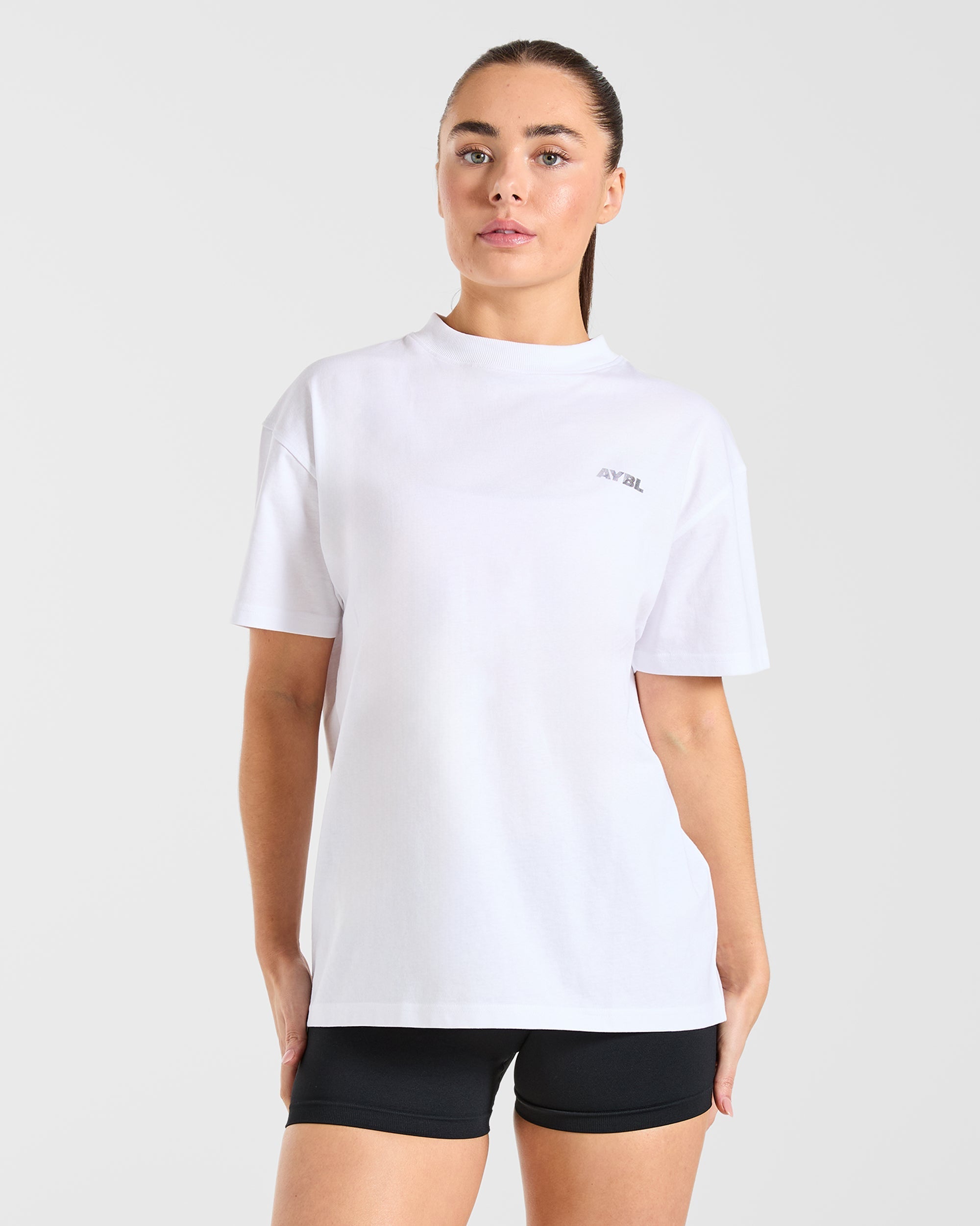 Athletics Department Oversized T Shirt - Blanc