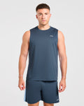 Active Vest - Muted Navy/Light Bleu