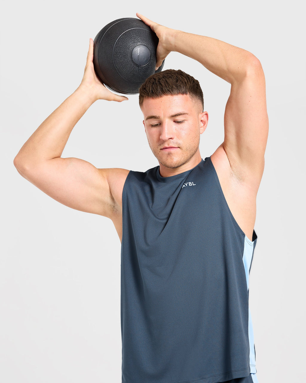 Active Vest - Muted Navy/Light Bleu