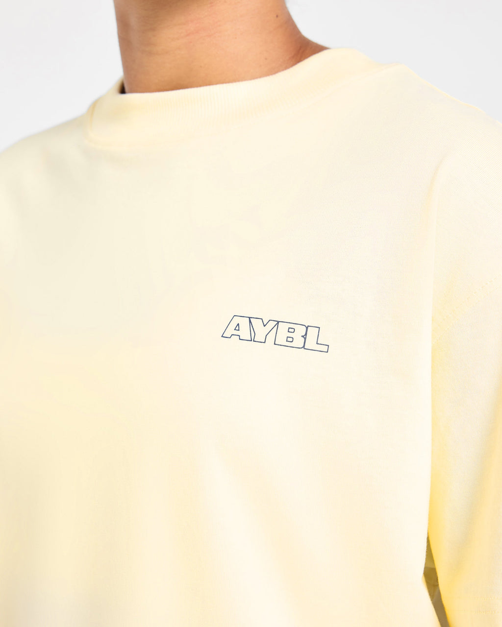 Heavy Lift Club Oversized T Shirt - Butter Jaune