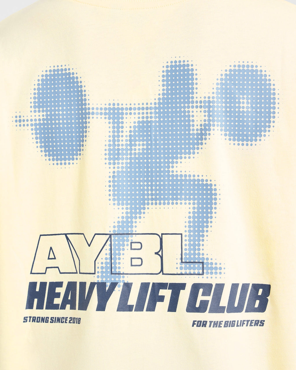 Heavy Lift Club Oversized T Shirt - Butter Jaune