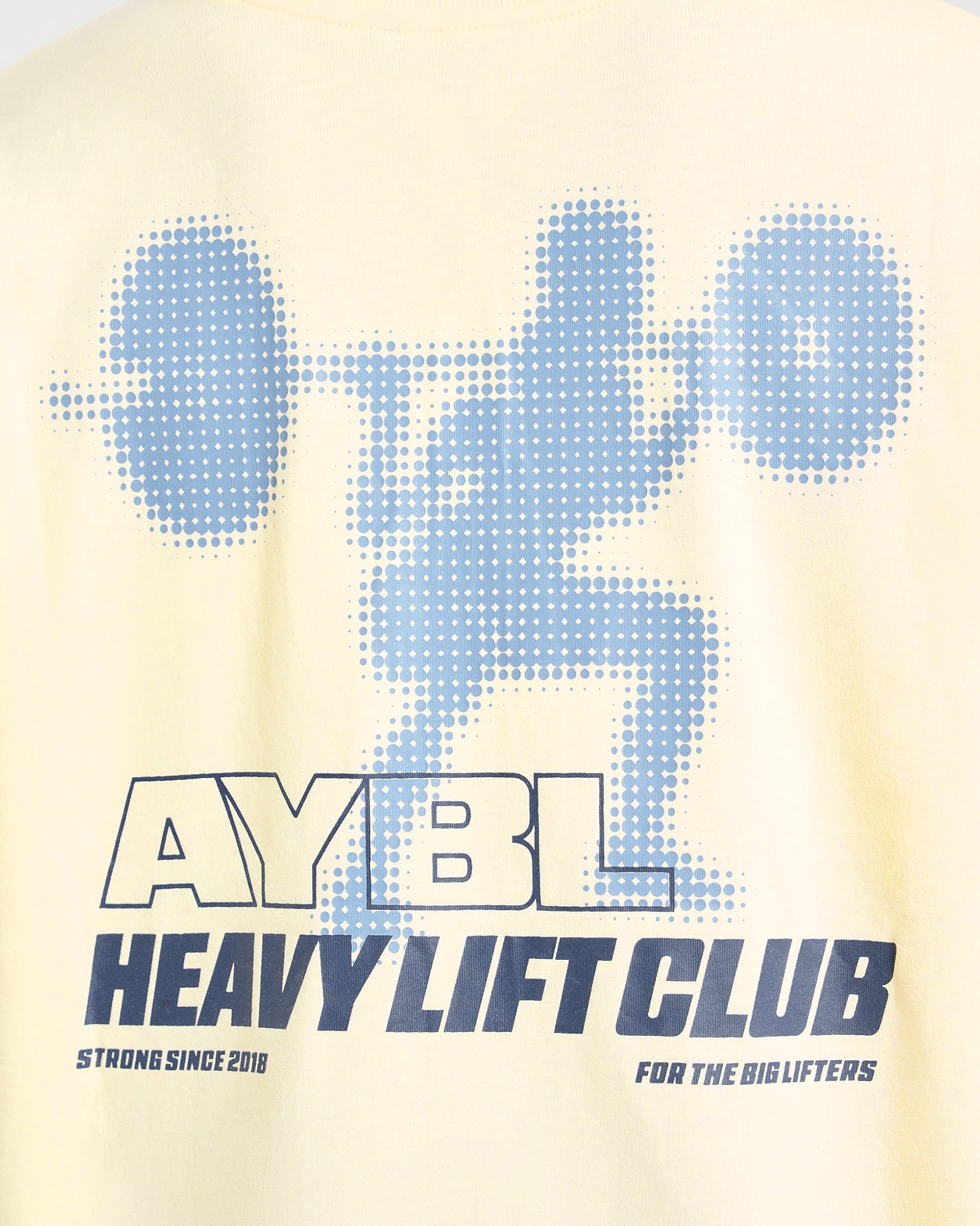 Heavy Lift Club Oversized T Shirt - Butter Jaune