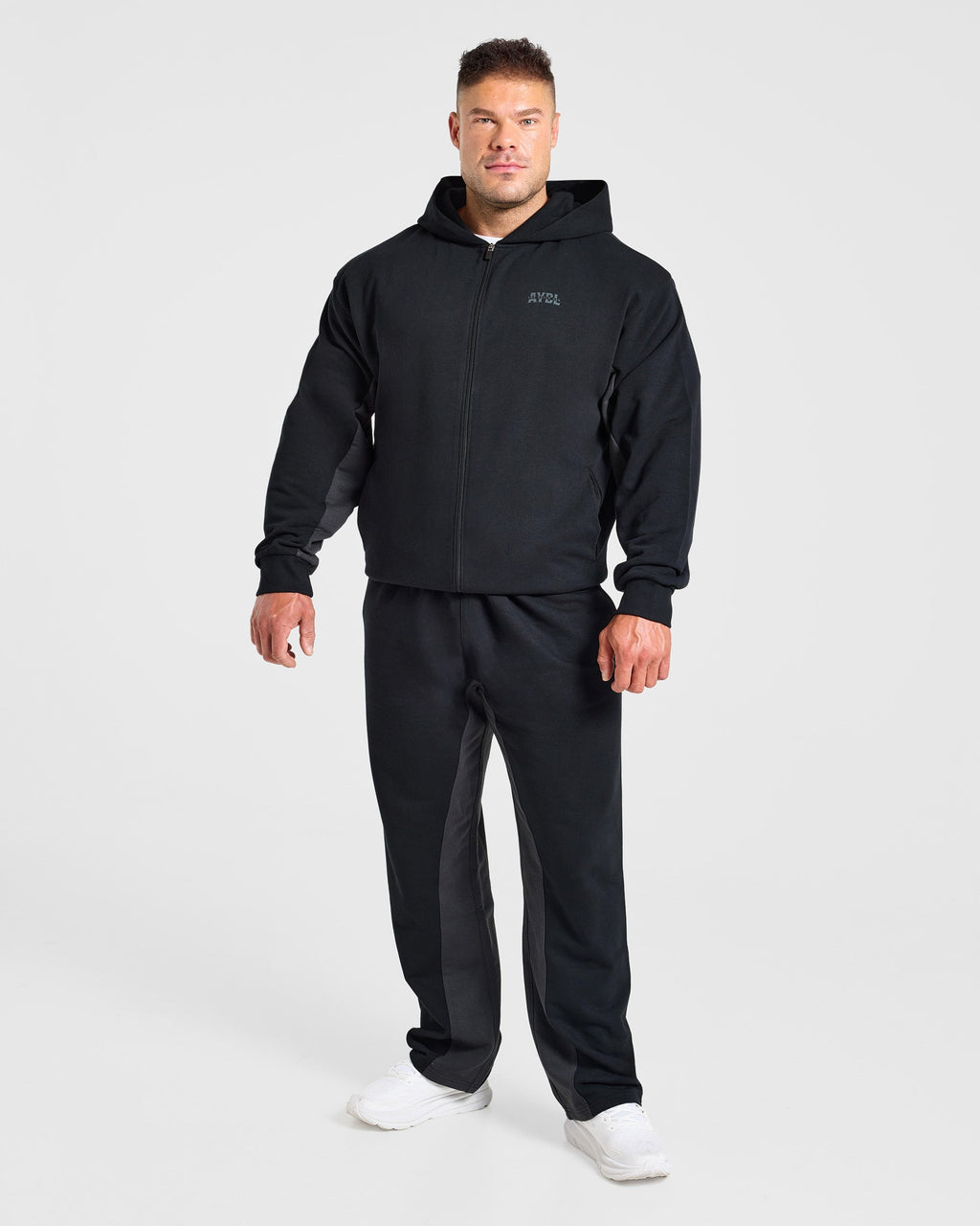 Wesley Vissers x Oversized Zip Up Hoodie - Noir