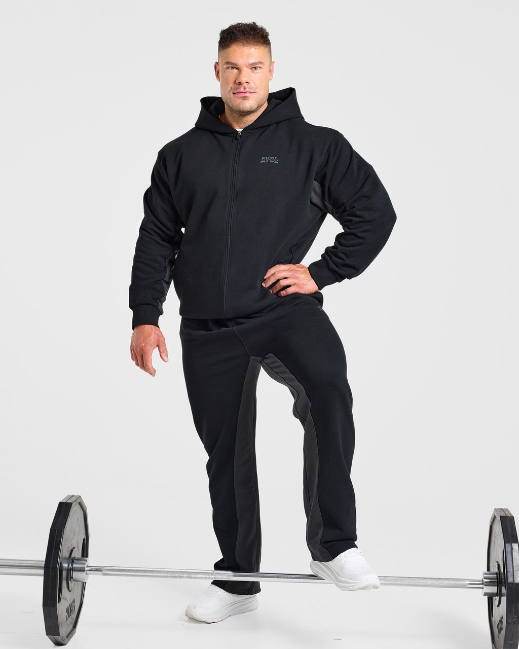 Wesley Vissers x Oversized Zip Up Hoodie - Noir