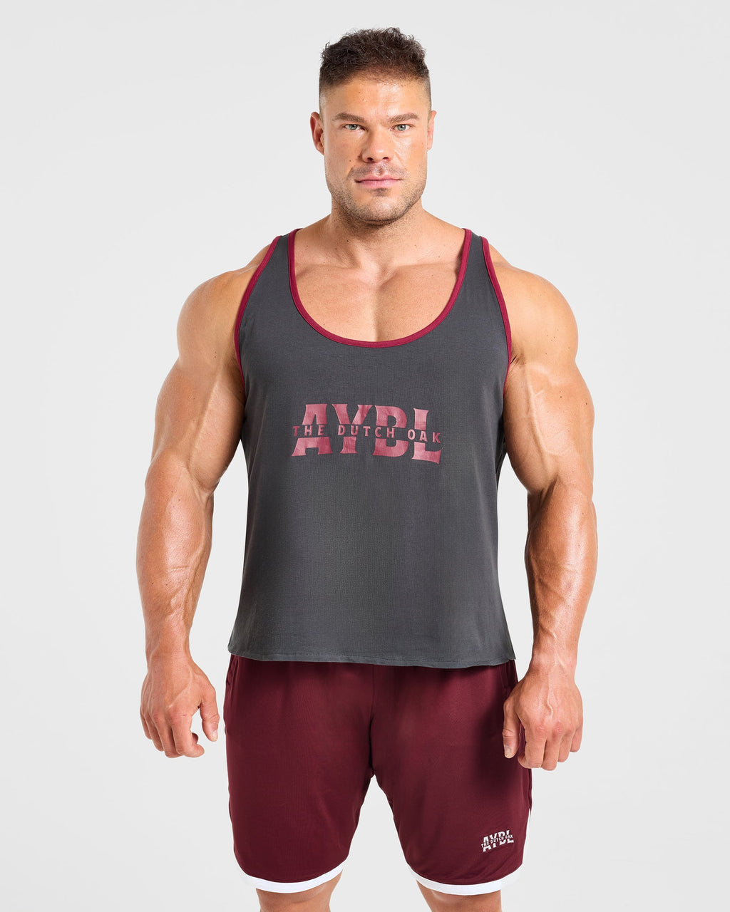 Wesley Vissers x Contrast Tank - Charcoal