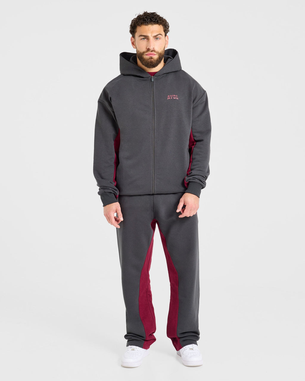 Wesley Vissers x Oversized Straight Leg Joggers - Charcoal