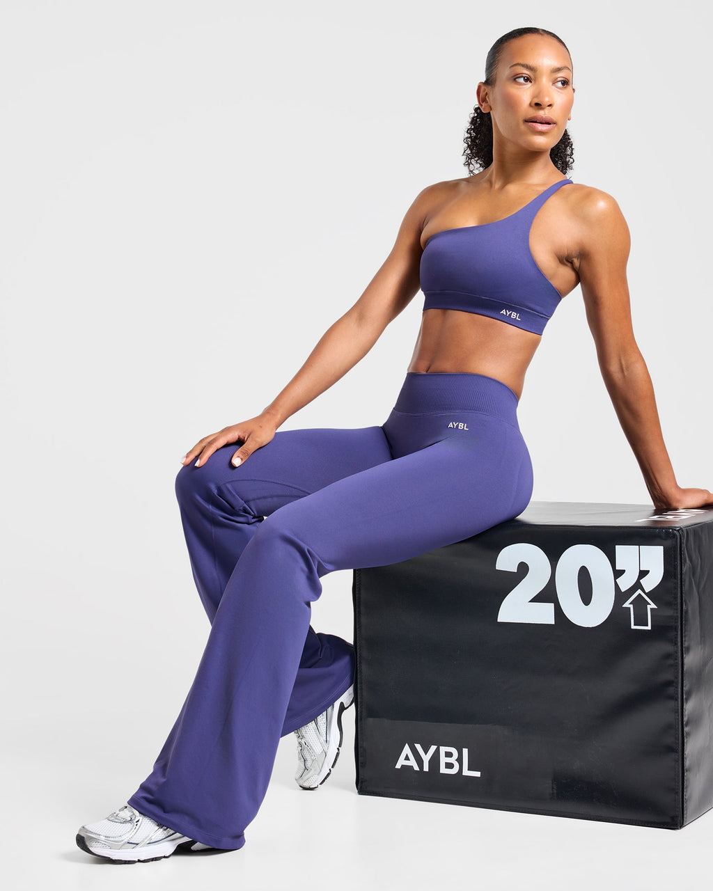 Enhance Seamless Flared Leggings - Storm Bleu