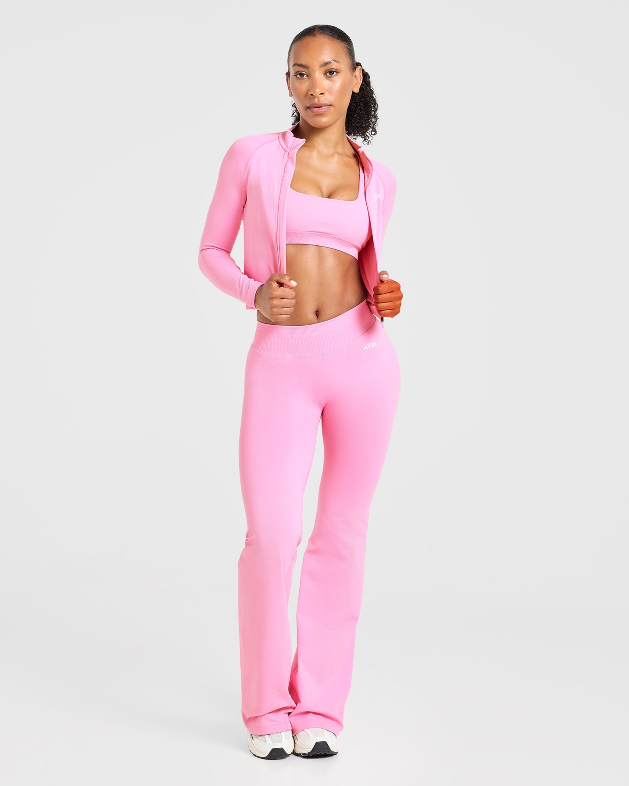 Enhance Seamless Flared Leggings - Sugar Rose