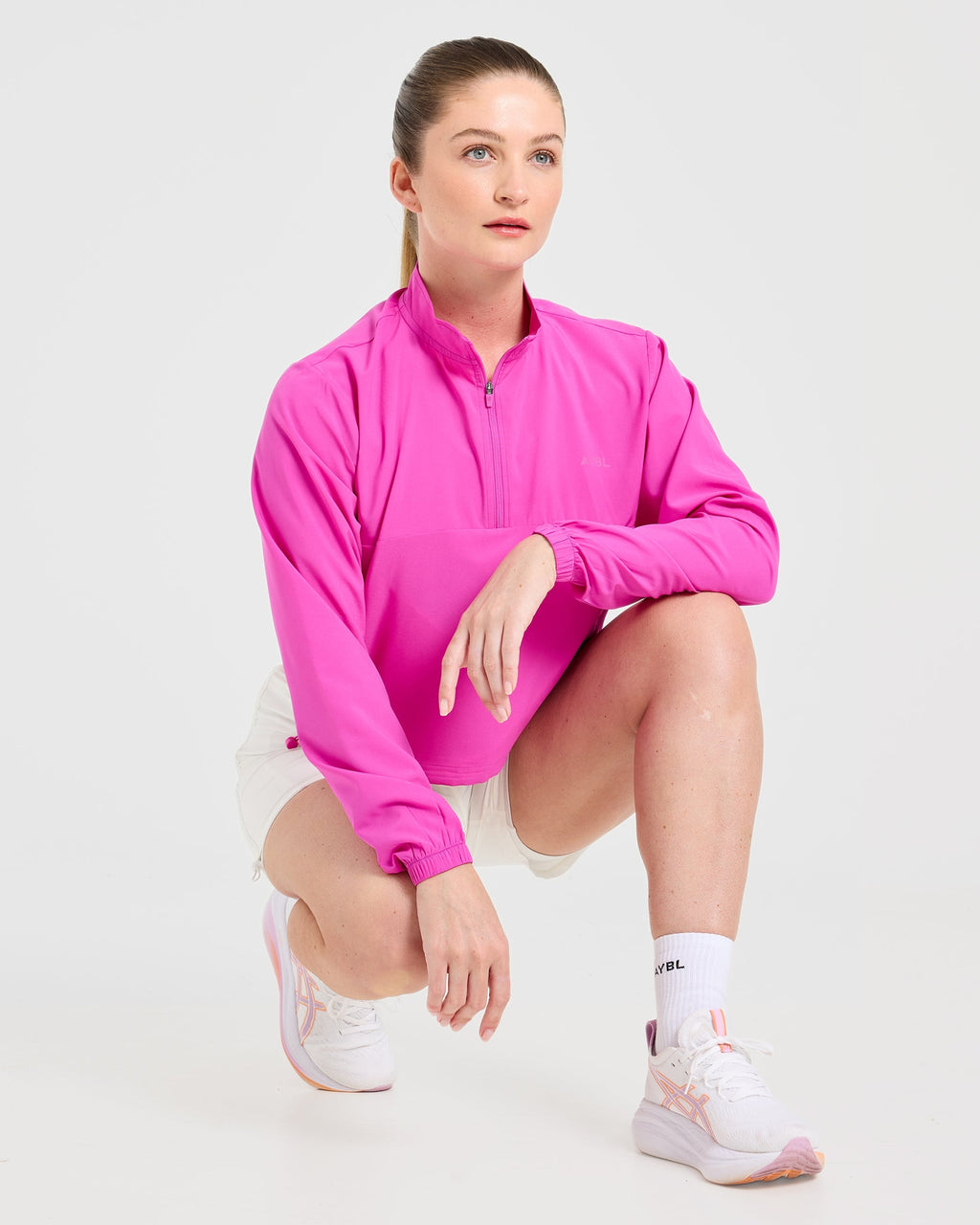 Run 1/2 Zip Jacket - Vibrant Magenta