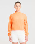 Run 1/2 Zip Jacket - Vibrant Apricot