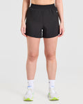 Run Ruched Shorts - Noir