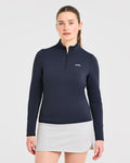 Classic 1/4 Zip Pullover - Navy Bleu