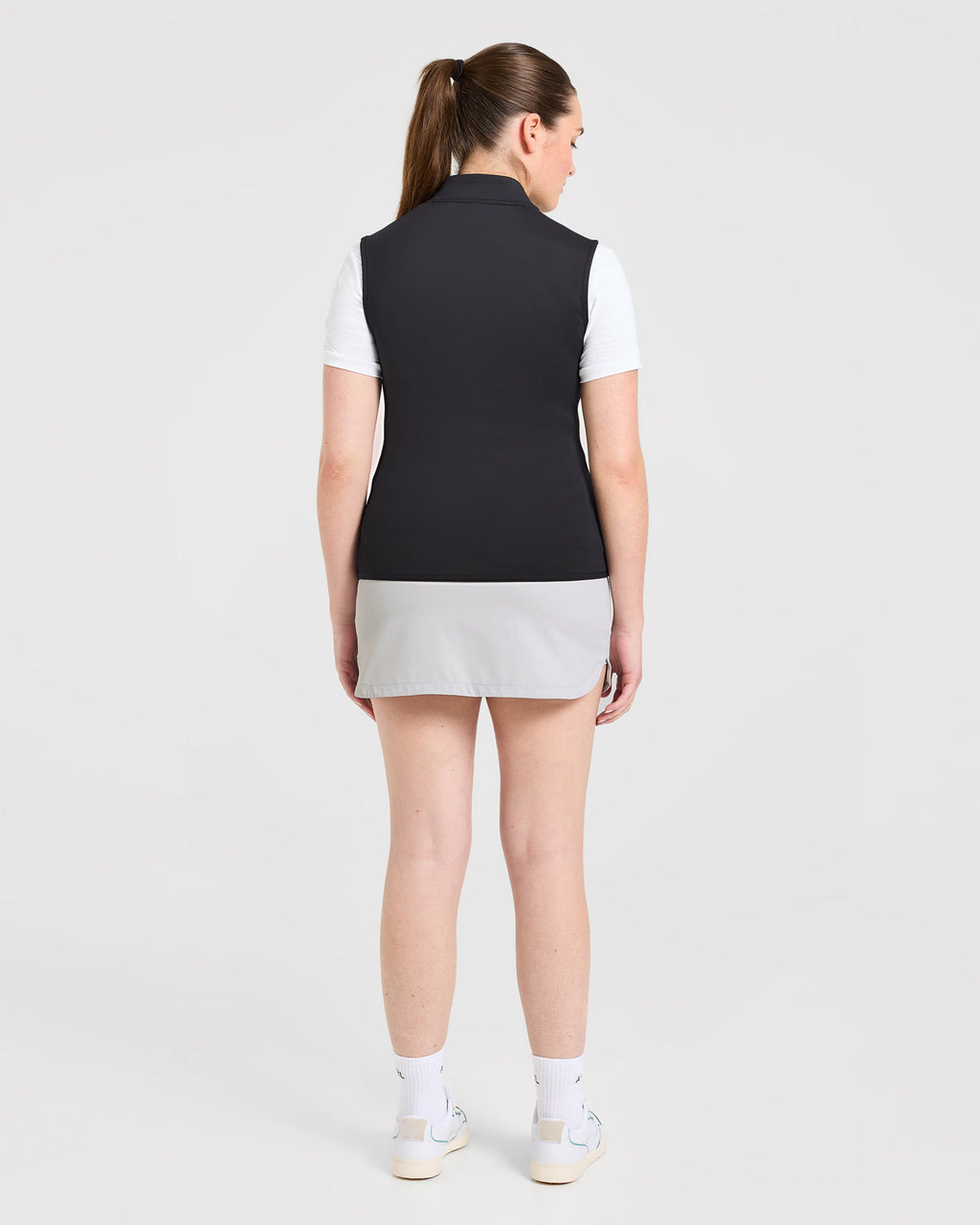 Classic 1/4 Zip Vest - Noir