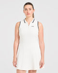 Classic Pleated Dress - Blanc