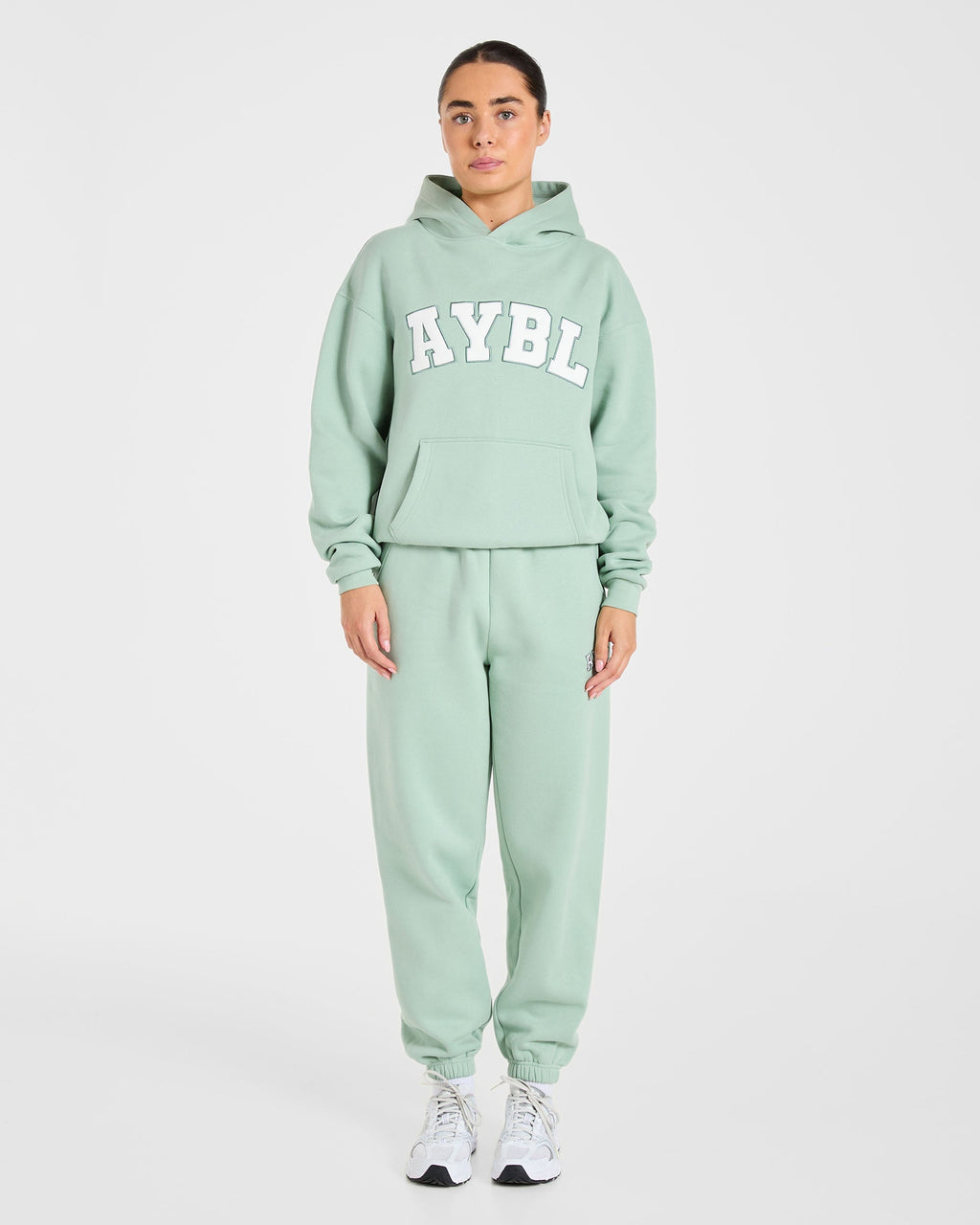 Varsity 2.0 Oversized Hoodie - Sage Vert