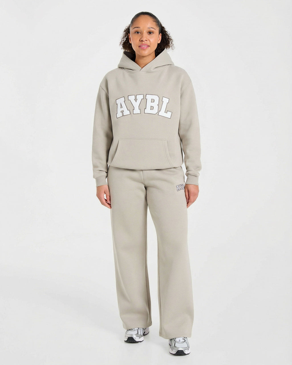 Varsity 2.0 Oversized Hoodie - Taupe